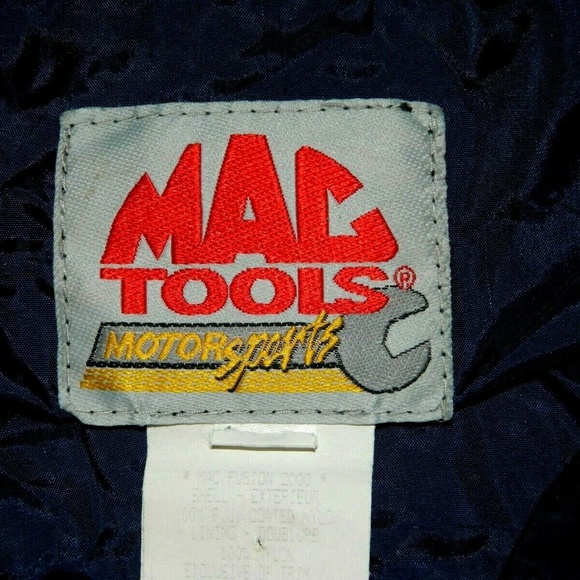 Vintage MAC TOOLS Racing Windbreaker Jacket Medium - Picture 3 of 7